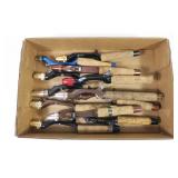 Lot, fishing rod handles