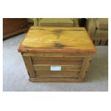 26" Pine lift-top trunk, cedar lined