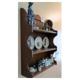 25" hanging whatnot shelf.