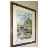 16" x 12" Watercolor, signed Schlottman,