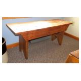 48" early pine bench