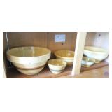 Lot, 5 mixing bowls