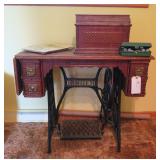 Singer Oak treadle sewing machine