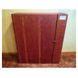 37" Pine 1 door cupboard