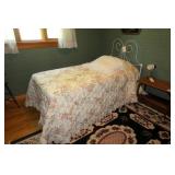 Twin Iron Bed with Sertapedic select, Boxspring