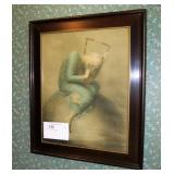 20 x 16.5" Vintage framed print
