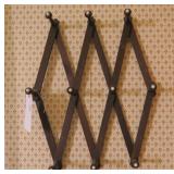 Folding hanging rack