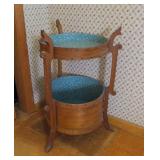 Vintage sewing stand