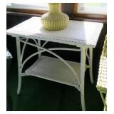 21 x 31" wicker table