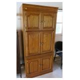 36" Oak Ethan Allen cabinet