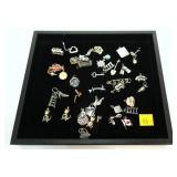 Lot, sterling silver charms and pendants