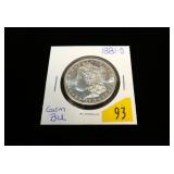 1881-S Morgan dollar, gem BU