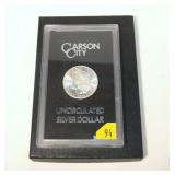 1882-CC Morgan dollar, GSA slab certified gem BU