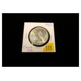 1922 Peace dollar, choice BU
