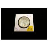 1927 Peace dollar, gem BU