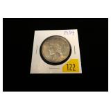 1934 Peace dollar, better date, AU