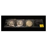 3- One-ounce .999 silver rounds
