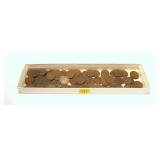 100- Indian Head cents, mixed dates