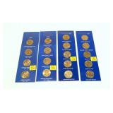 18- Uncirculated Presidential dollars
