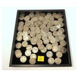 100- Buffalo nickels, mixed dates