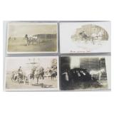 Lot, Postcards horses, horse & buggy