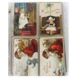 Lot, postcards - Christmas, New Year