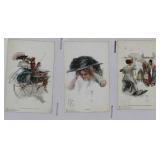 Lot, 16 Harrison Fisher postcards