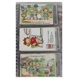 Album, mostly advertising postcards -