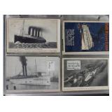 Album Postcards - ships and ship interiors.
