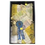 Lot, Ribbons for Excelsion Hook & Ladder Co. No. 3