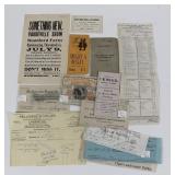 Lot, New York State billheads, letterheads,