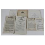 Lot, mostly N.Y. State assembly papers dated early
