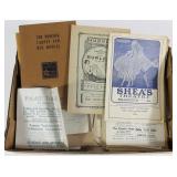 Lot, Mohawk Valley booklets, fair, musicals, show,