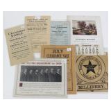 Lot, calendars, broadsides, movie