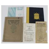 Lot, booklets, pamphlets,