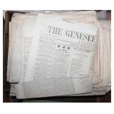 Lot, newspapers from Rochester, N.Y.; upstate