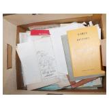 Lot, billheads, pamphlets, misc. paper from