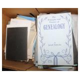 Lot, pamphlets and paper; geneology