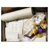 Lot, photos, pamphlets, paper of political