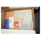 Lot, Railroad pamphlets, time tables,
