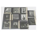 Lot, 11 glass slides by Rudiguet & Massoit,