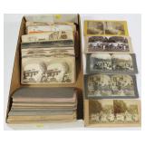 Lot, stereo views of children, sometimes with