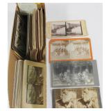 Lot, variety of good stereo views without titles