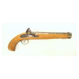 Flintlock .45 Cal. pistol, 10" octagon barrel, S/N