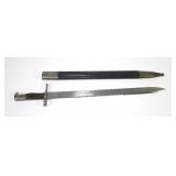 Swiss SJG Neuhausen saw back sword bayonet