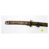 Samurai sword with scabbard