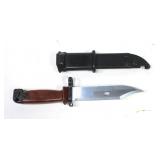 Soviet knife bayonet with scabbard