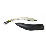 Ghuka Kukri Knife with leather scabbard