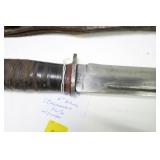 Cattaraugus 225Q Commando knife with sheath