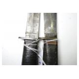 2- Western No. 2 shark knifes 1 with sheath